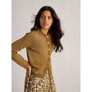 White Stuff Charlotte Crew Neck Sparkle Cardi